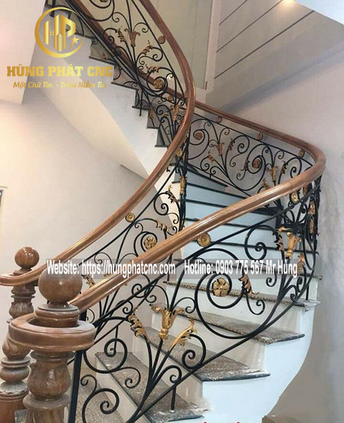 Thi công cầu thang sắt Quận 9 HCM | Mẫu cầu thang sắt đẹp, bền, giá rẻ