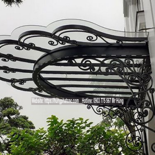 Mẫu mái kính nghệ thuật đẹp