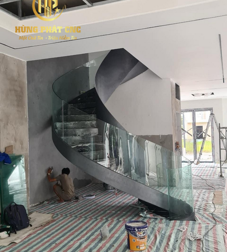 Cầu Thang Xoắn Quận 9 0903.775.567 - Thiết Kế Hiện Đại, Thi Công Vững Chắc