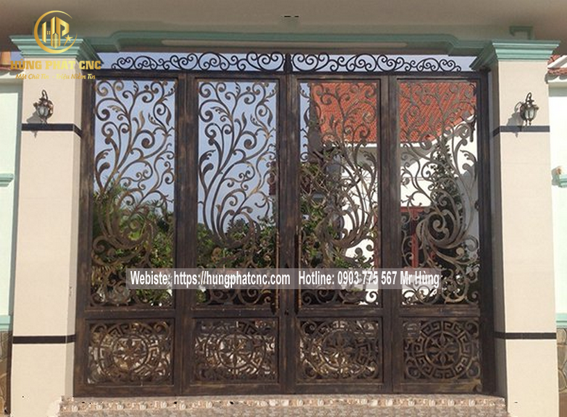 Gia công cửa cổng CNC quận 9 – Thiết kế đẹp, bền, giá rẻ