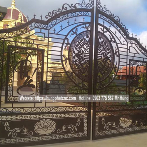 Cửa Cổng Sắt CNC Quận 7 - Giải Pháp Thẩm Mỹ Kiến Trúc #TOP1
