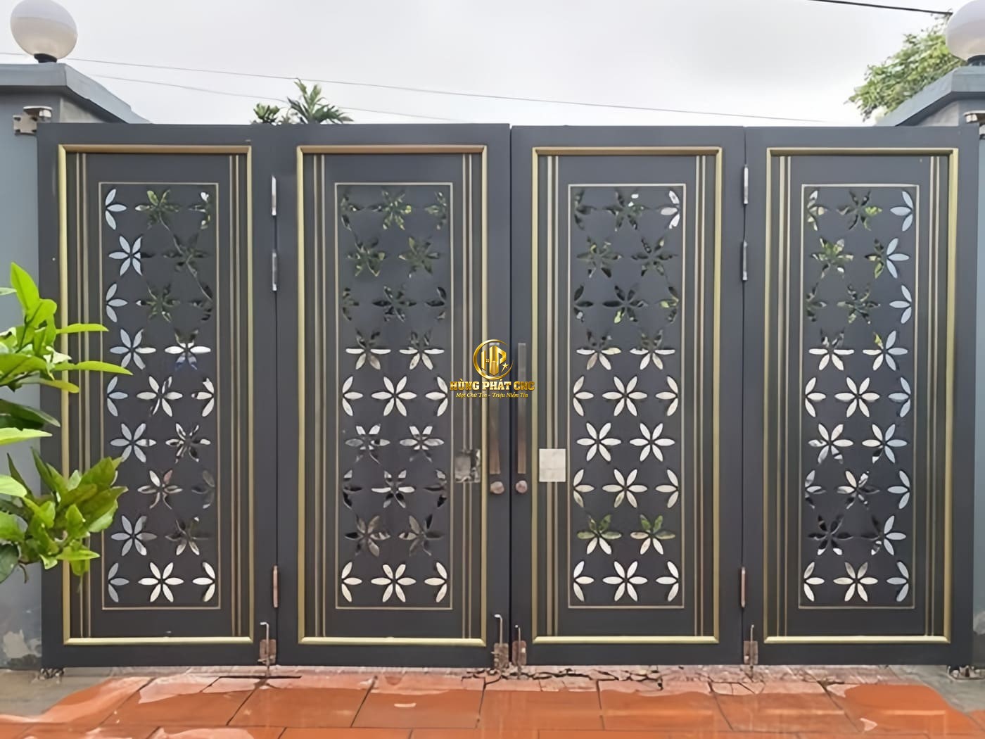 Gia công lắp đặt cổng CNC Bến Lức Long An 0903.775.567 – Mẫu mã hiện đại, giá xưởng