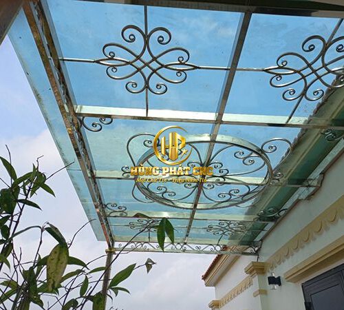 Thi Công Mái Kính Sắt Mỹ Thuật Theo Kiến Trúc Nhà