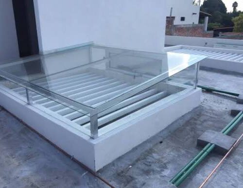 Mái Kính Giếng Trời Khung Sắt – Tư Vấn Theo Kích Thước